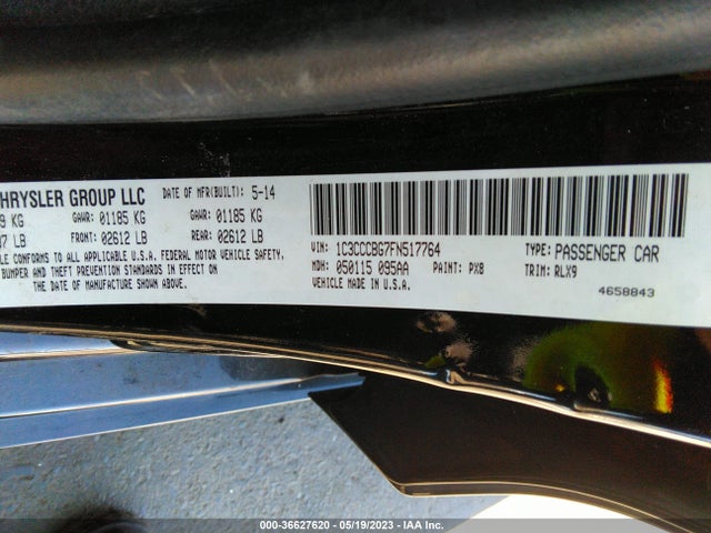 Chrysler 200 S 2015 1C3CCCBG7FN517764 Image 9