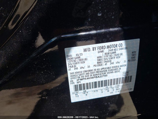 2023 Ford Edge, VIN: 2FMPK4K98PBA22795