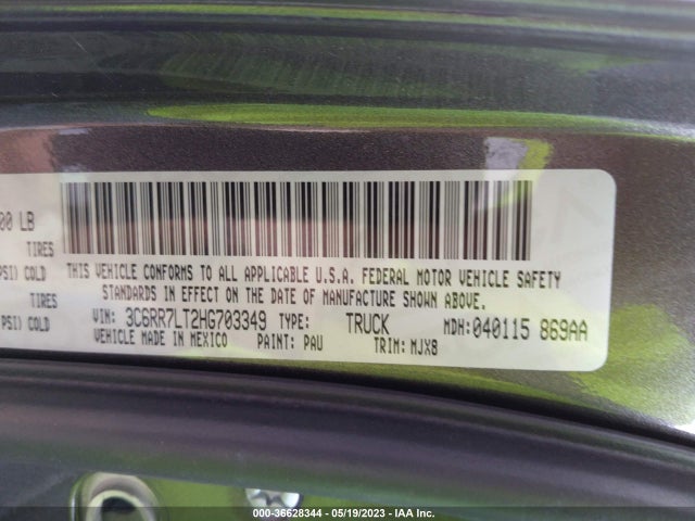 RAM 1500 Big Horn 2017 3C6RR7LT2HG703349 Image 11