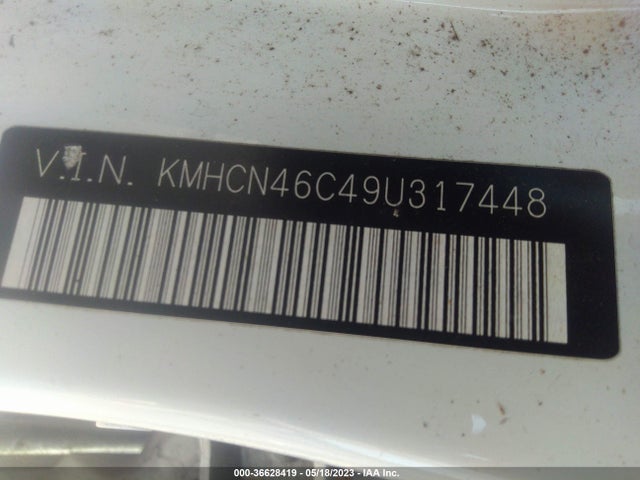 2009 HYUNDAI ACCENT AUTO GLS VIN: KMHCN46C49U317448