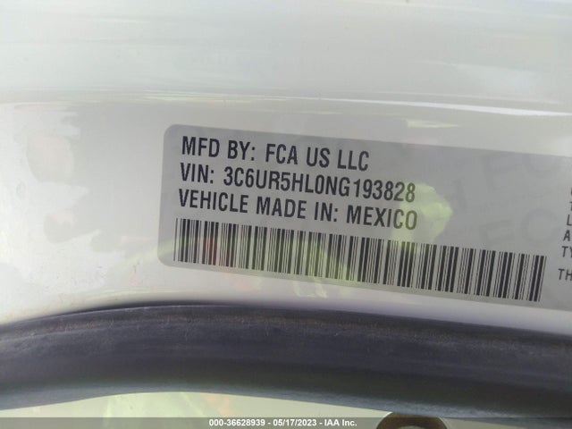 3C6UR5HL0NG193828 RAM 2500 Tradesman