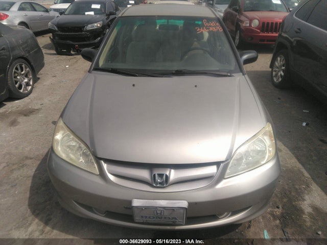 2005 HONDA CIVIC SDN LX VIN: 2HGES16555H552381