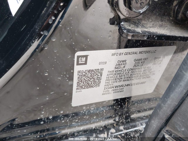 1G6KW5RJ4KU145489 Cadillac Ct6-v