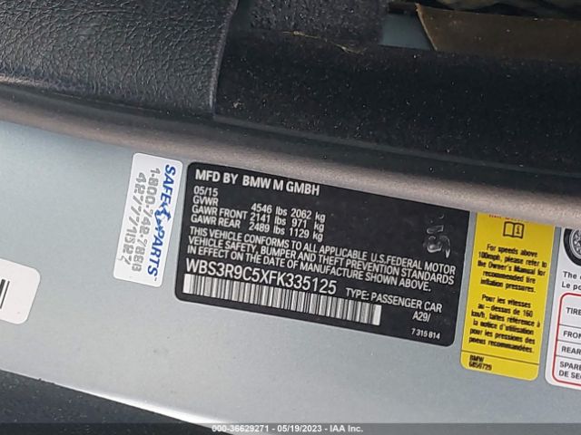 WBS3R9C5XFK335125 BMW M4