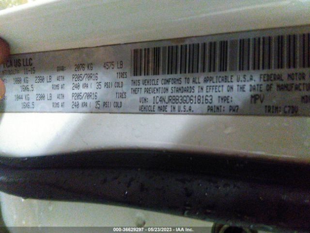 1C4NJRBB3GD618163 Jeep Patriot Sport