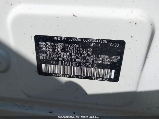 JF1VA1B6XL9829609 Subaru Wrx Premium