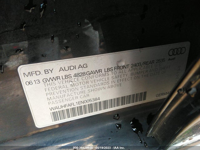 WAUHFAFL1EN005384 Audi A4 Premium Plus
