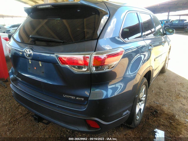 Toyota Highlander Limited 2016 5TDDKRFH8GS322907 Image 6