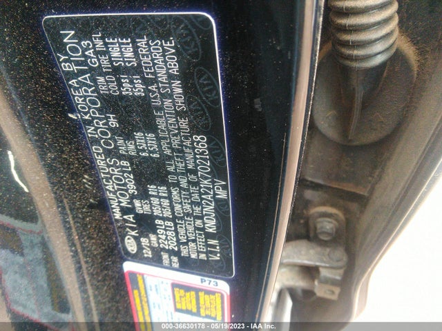 KIA Soul Base 2019 KNDJN2A21K7021368 Image 11