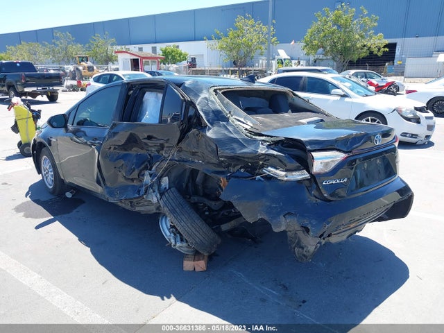 2021 TOYOTA COROLLA HYBRID LE VIN: JTDEAMDE0MJ016635