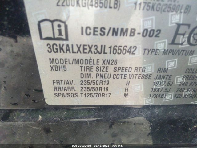 3GKALXEX3JL165642 GMC Terrain Denali