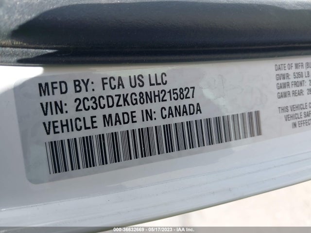 Dodge Challenger Gt 2022 2C3CDZKG8NH215827 Image 11