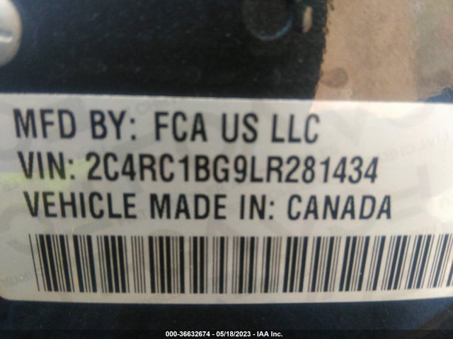 2C4RC1BG9LR281434 Chrysler Pacifica Touring L