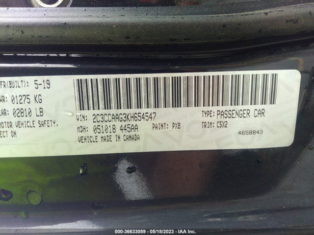 2C3CCAAG3KH654547 Chrysler 300 Touring