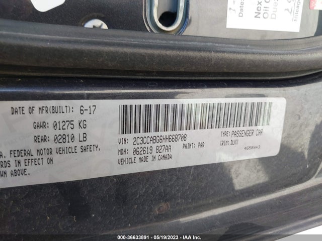 Chrysler 300 300s Alloy Edition 2017 2C3CCABG6HH668708 Image 9