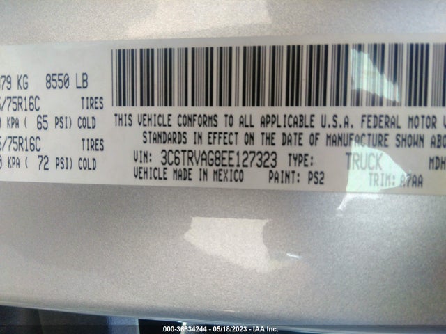 3C6TRVAG8EE127323 RAM Promaster