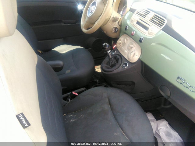 2012 FIAT 500 POP VIN: 3C3CFFAR8CT119325