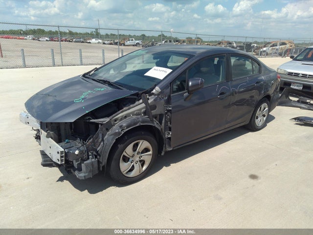 Honda Civic Sedan Lx 2014 19XFB2F53EE223716 Image 2