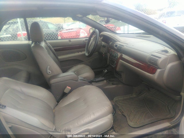 2001 CHRYSLER SEBRING LXI VIN: 1C3EL55U01N599710