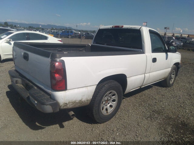 2006 CHEVROLET SILVERADO 1500 WORK TRUCK VIN: 3GCEC14X66G271613
