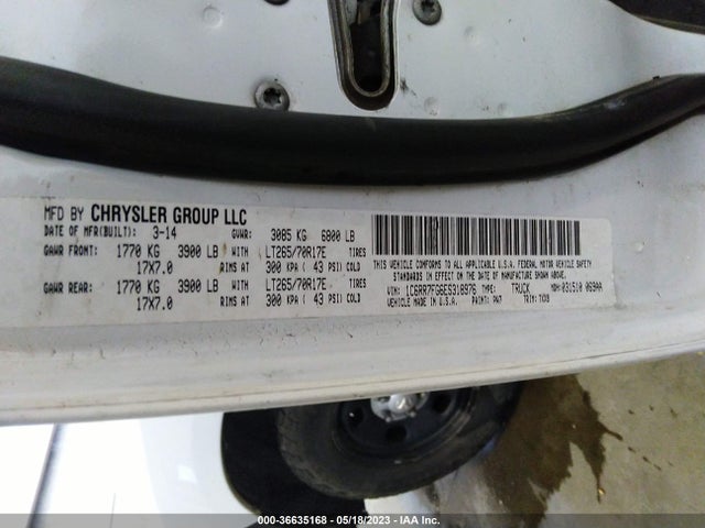 1C6RR7FG6ES318976 RAM 1500 Tradesman