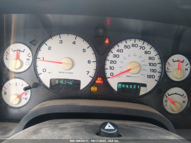 2005 DODGE RAM 1500 SLT VIN: 1D7HA18N75J631633