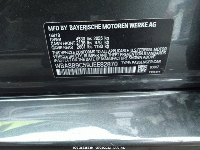 BMW 3 Series 330i 2018 WBA8B9C59JEE82870 Image 11