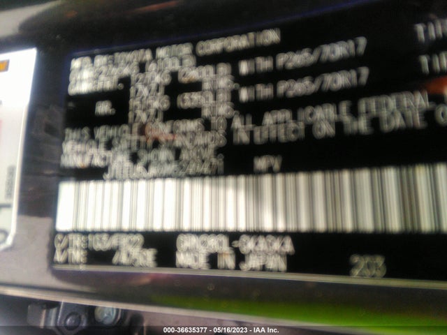 2021 TOYOTA 4RUNNER SR5 VIN: JTEEU5JR9M5249471