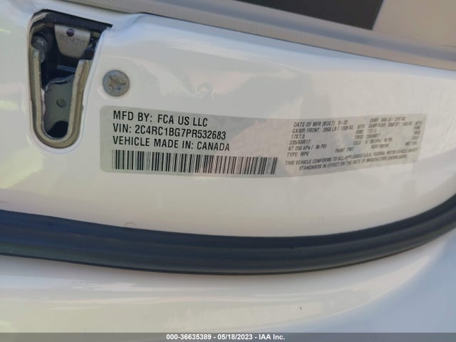2C4RC1BG7PR532683 Chrysler Pacifica Touring L