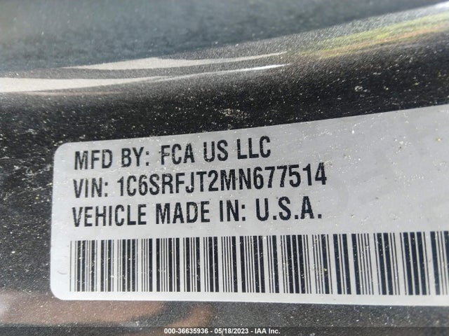 1C6SRFJT2MN677514 RAM 1500 Laramie