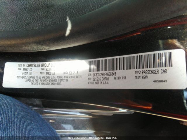 Chrysler 200 Limited 2015 1C3CCCAB0FN636049 Image 10