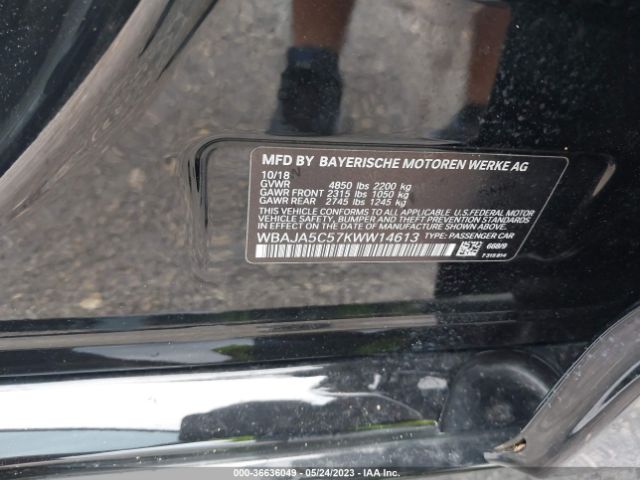 WBAJA5C57KWW14613 BMW 5 Series 530i