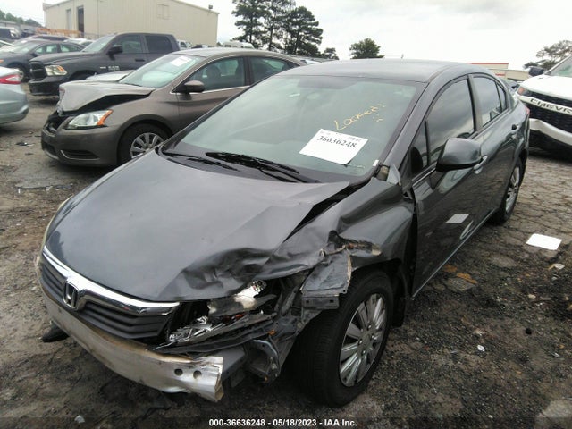 2012 HONDA CIVIC SDN LX VIN: 19XFB2F57CE051025