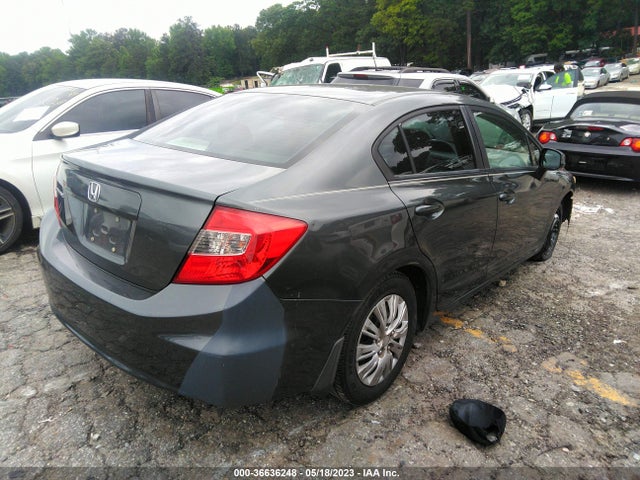 2012 HONDA CIVIC SDN LX VIN: 19XFB2F57CE051025