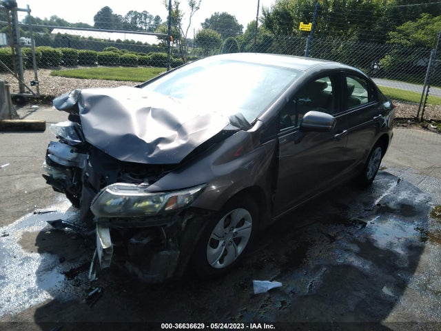 Honda Civic Sedan Lx 2014 19XFB2F50EE232891 Image 2