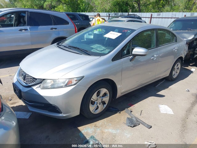 Honda Civic Sedan Lx 2015 19XFB2F55FE085954 Image 2