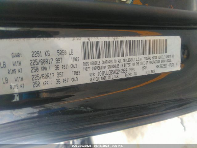 Jeep Cherokee Latitude 2019 1C4PJLCB5KD246998 Image 10