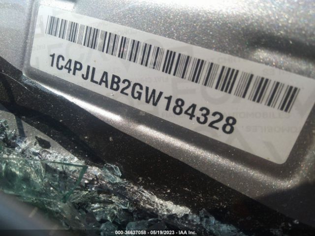 1C4PJLAB2GW184328 Jeep Cherokee Sport