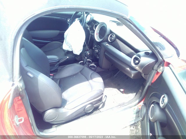 2012 MINI COOPER ROADSTER S VIN: WMWSY3C57CT144459