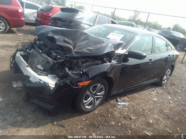 Honda Civic Sedan Lx 2018 2HGFC2F58JH570181 Image 2