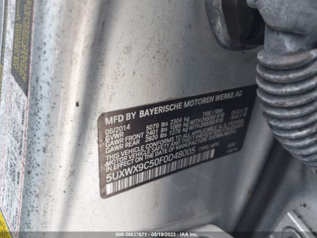 5UXWX9C50F0D48005 BMW X3 Xdrive28i