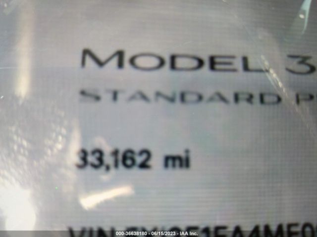 5YJ3E1EA4MF092775 Tesla Model 3 Standard Range Plus