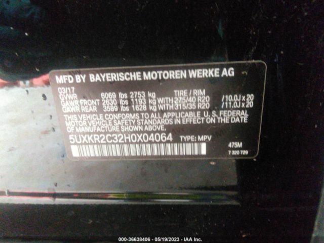 5UXKR2C32H0X04064 BMW X5 Sdrive35i