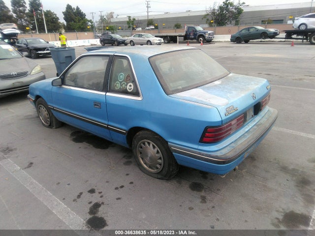 1990 PLYMOUTH SUNDANCE VIN: 1P3XP44D1LN230328