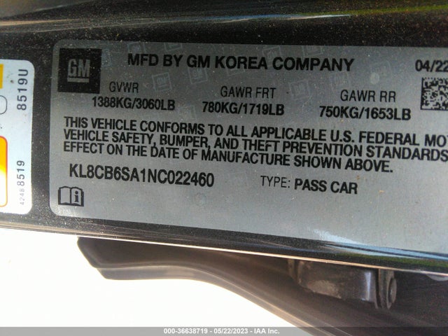 Chevrolet SPARK LS 2022 KL8CB6SA1NC022460 Image 9