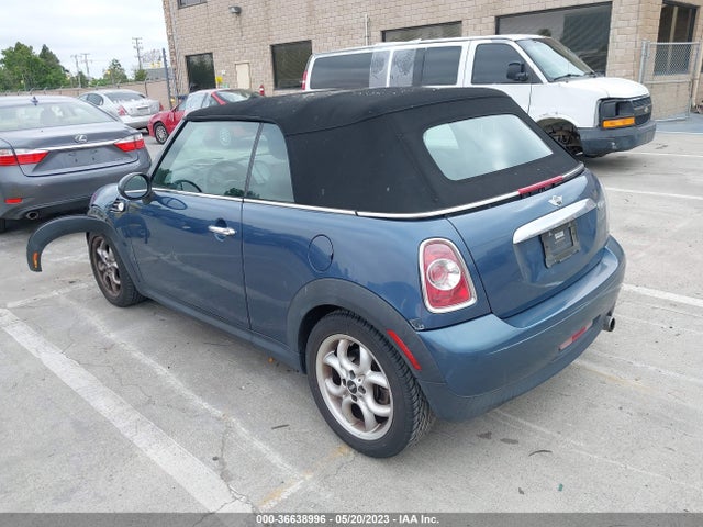 2011 MINI COOPER CONVERTIBLE VIN: WMWZN3C59BTZ78464