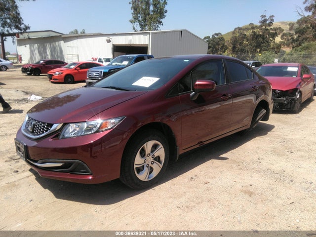 Honda Civic Sedan Lx 2015 2HGFB2F55FH555664 Image 2