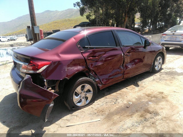 Honda Civic Sedan Lx 2015 2HGFB2F55FH555664 Image 4