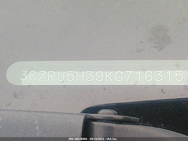 Honda HR-V LX 2019 3CZRU5H39KG716315 Image 9