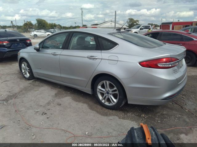 3FA6P0LU6JR162615 Ford Fusion Hybrid Se